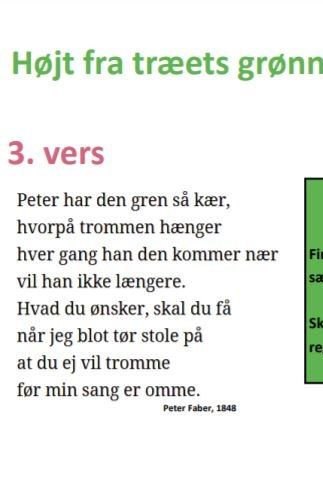 Ark til tredje vers